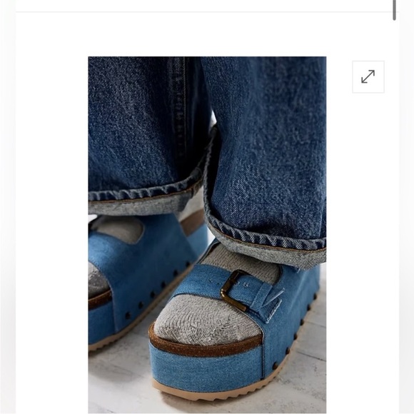 Free People x Intentionally Rule Breaker Suede Sandals Size 8 NIB - Picture 2 of 12